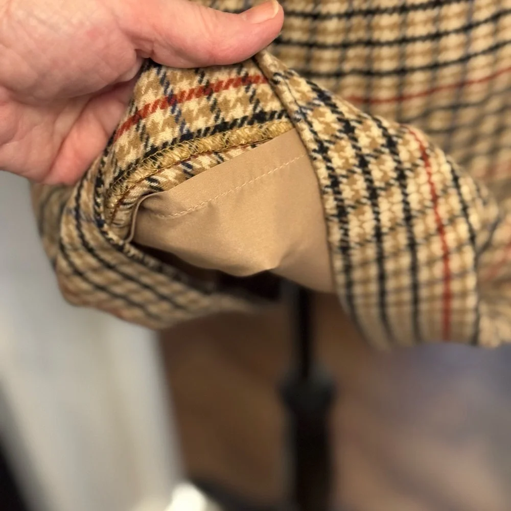 🤎🧡 NWT J. CREW PLAID WOOL SKIRT!